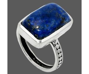 Lapis Lazuli Ring size-8 SDR237590 R-1060, 11x16 mm
