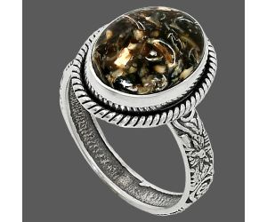 Turtella Jasper Ring size-9.5 SDR237642 R-1067, 11x15 mm