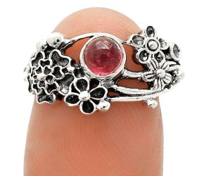 Floral - Natural Multi Tourmaline Ring size-9 SDR237746 R-1041, 5x5 mm