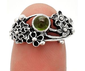 Floral - Natural Multi Tourmaline Ring size-8 SDR237749 R-1041, 5x5 mm