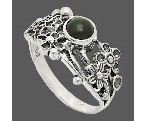 Floral - Gray Moonstone Ring size-6 SDR237763 R-1041, 5x5 mm