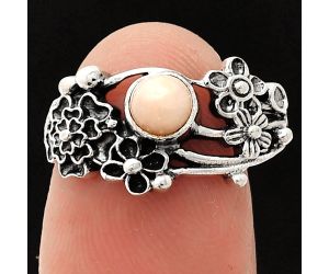 Floral - Pink Opal Ring size-8 SDR237765 R-1041, 5x5 mm