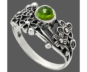 Floral - Natural Multi Tourmaline Ring size-7 SDR237799 R-1041, 5x5 mm