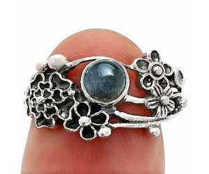 Floral - Gray Moonstone Ring size-8 SDR237809 R-1041, 5x5 mm