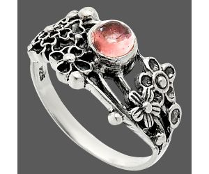 Floral - Natural Multi Tourmaline Ring size-7 SDR237850 R-1041, 5x5 mm