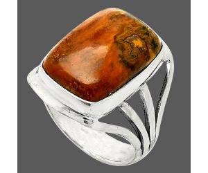 Rare Cady Mountain Agate Ring size-8 SDR237909 R-1219, 12x17 mm
