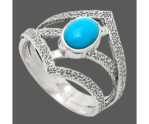 Sleeping Beauty Turquoise Ring size-8.5 SDR237985 R-1471, 6x8 mm