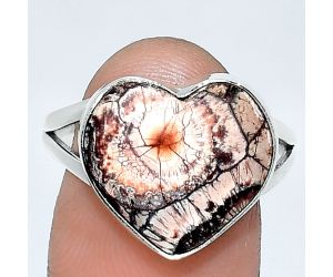 Heart - Mexican Bird Eye Ring size-9 SDR238163 R-1073, 14x15 mm