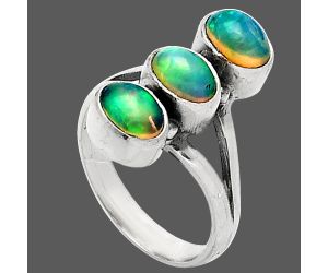 Ethiopian Opal Ring size-8 SDR238236 R-1263, 5x7 mm