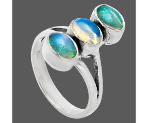 Ethiopian Opal Ring size-6.5 SDR238237 R-1263, 5x7 mm