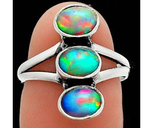 Ethiopian Opal Ring size-7 SDR238244 R-1263, 5x7 mm