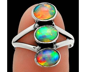 Ethiopian Opal Ring size-7 SDR238245 R-1263, 5x7 mm