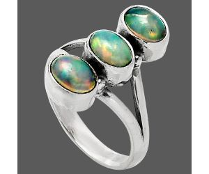 Ethiopian Opal Ring size-7 SDR238245 R-1263, 5x7 mm