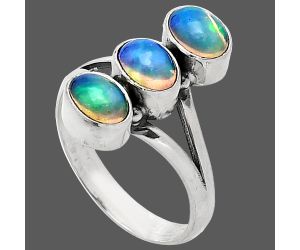 Ethiopian Opal Ring size-8 SDR238249 R-1263, 5x7 mm