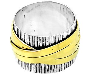 Two Tone Band Ring size-7 SDR83677, N/A