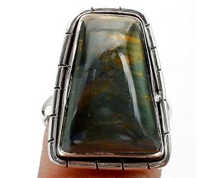 Natural Pietersite - Namibia Ring size-7.5 SDR84724 R-1011, 15x21 mm