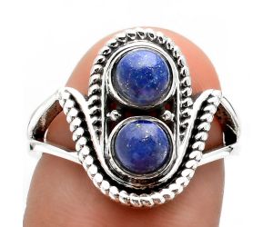 Natural Lapis - Afghanistan Ring size-7.5 SDR88877 R-1027, 5x5 mm