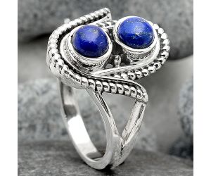 Natural Lapis - Afghanistan Ring size-8.5 SDR88883 R-1027, 5x5 mm