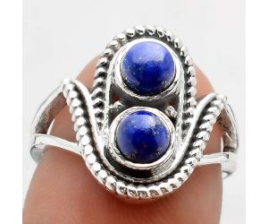Natural Lapis - Afghanistan Ring size-6.5 SDR88886 R-1027, 5x5 mm