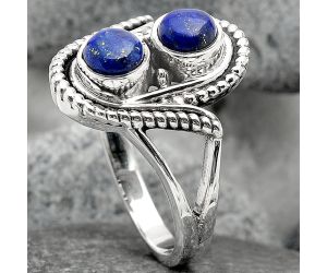 Natural Lapis - Afghanistan Ring size-7.5 SDR88890 R-1027, 5x5 mm