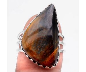 Natural Pietersite - Namibia Ring size-7.5 SDR95769, 15x25 mm