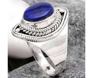 Natural Lapis - Afghanistan Ring size-8 SDR96251 R-1258, 8x10 mm