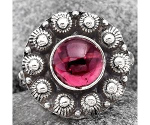 Bali Design - Rhodolite Garnet Ring size-8.5 SDR96277 R-1609, 9x9 mm