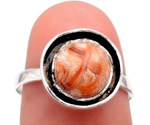 Natural Caramel Opal Ring size-8 SDR96487, 9x9 mm