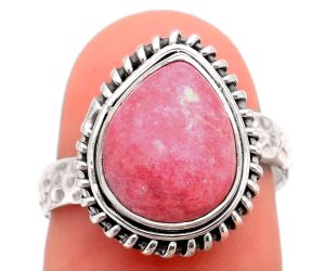 Natural Pink Thulite - Norway Ring size-7.5 SDR96629, 10x12 mm