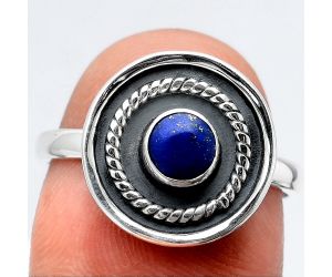 Natural Lapis - Afghanistan Ring size-8 SDR97641 R-1439, 5x5 mm