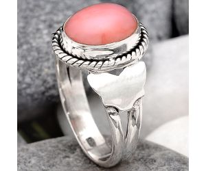 Natural Pink Opal - Australia Ring size-8 SDR99014 R-1668, 9x11 mm
