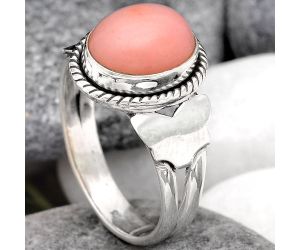 Natural Pink Opal - Australia Ring size-8.5 SDR99020 R-1668, 9x11 mm