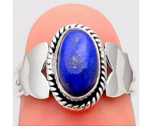 Natural Lapis - Afghanistan Ring size-7 SDR99043 R-1668, 6x10 mm