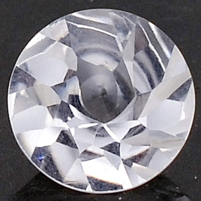 Natural White Quartz Round Shape Loose Gemstone DG162CR, 10X10x6.7 mm