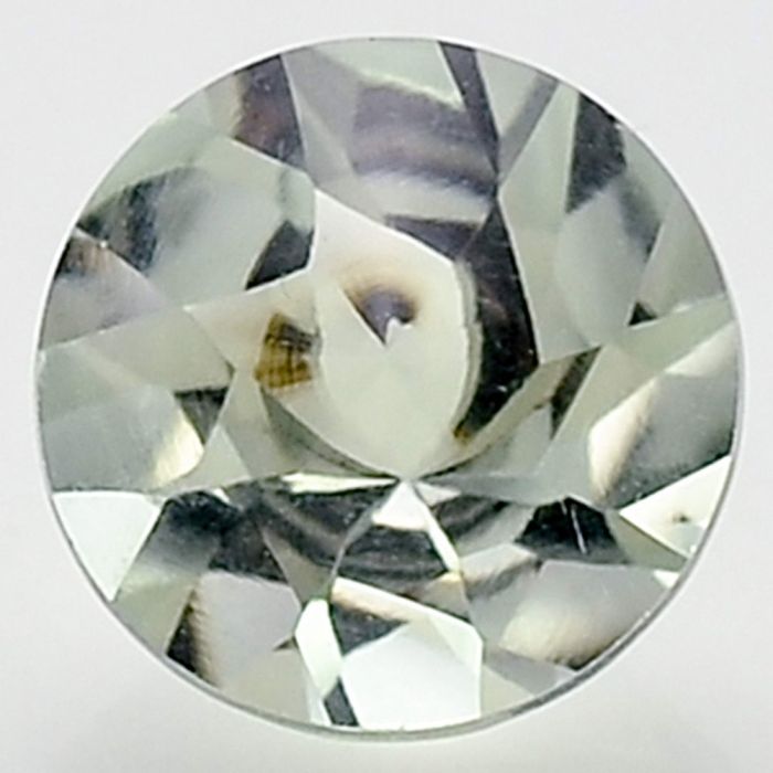 Natural Prasiolite (Green Amethyst) Round Shape Loose Gemstone DG162GA, 10X10x6.7 mm