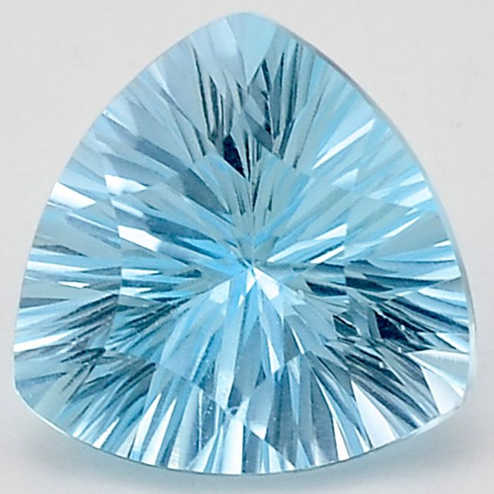 Natural Sky Blue Topaz Trillion Shape Loose Gemstone DG179SY, 12X12x7.7 mm