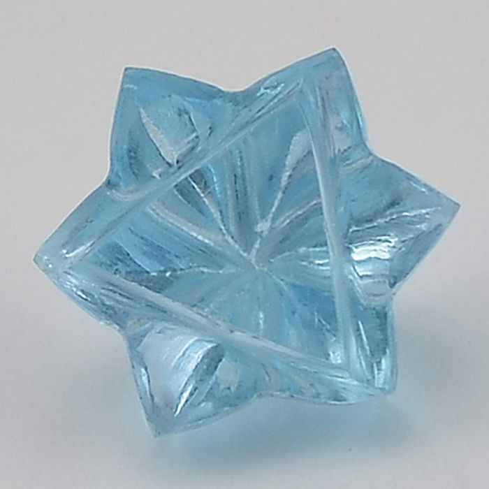 Natural Sky Blue Topaz Star Shape Loose Gemstone DG190SY, 11X11x8.5 mm