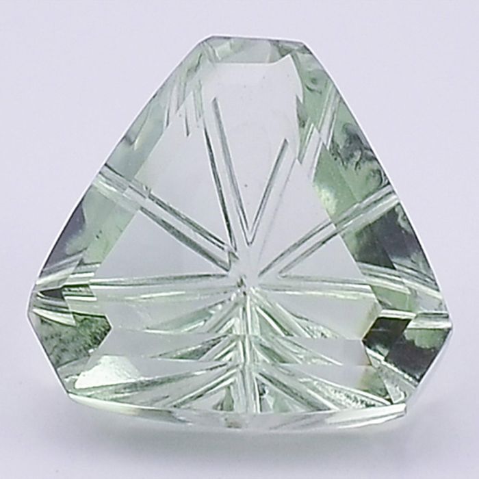 Natural Prasiolite (Green Amethyst) Fancy Shape Loose Gemstone DG193GA, 12X12x8 mm