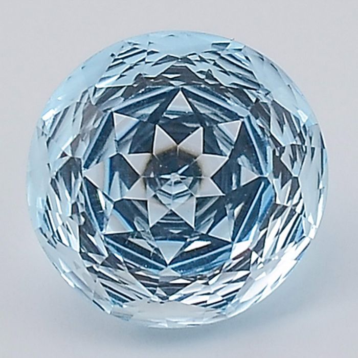 Natural Sky Blue Topaz Round Shape Loose Gemstone DG198SY, 10X10x7 mm