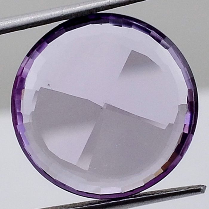 Natural Amethyst Round Shape Loose Gemstone DG223AM, 16X16x4 mm