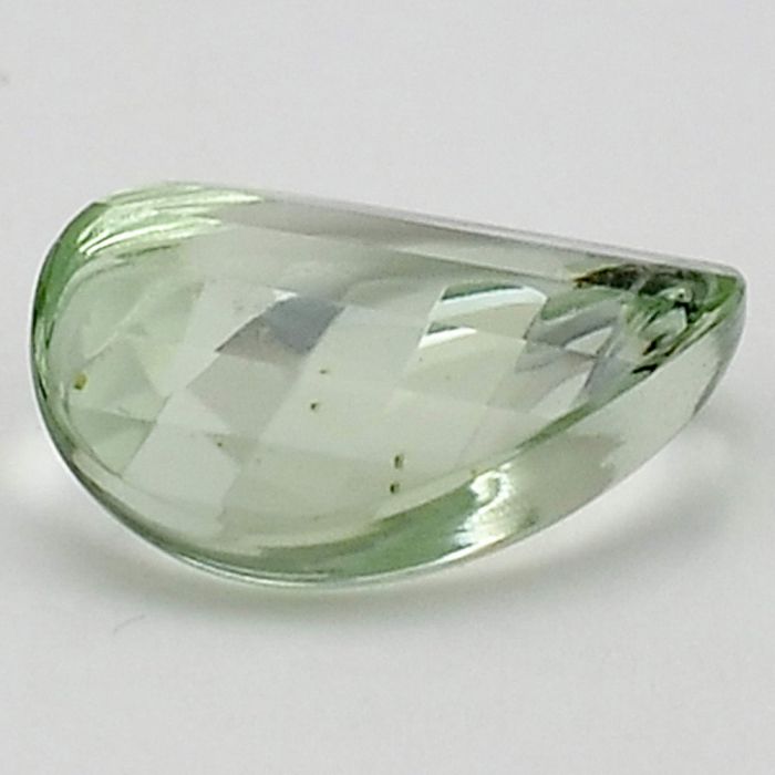 Natural Prasiolite (Green Amethyst) Fancy Shape Loose Gemstone DG286GA, 13X18x6.3 mm