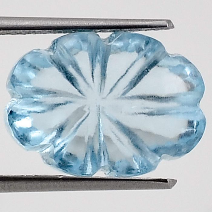 Natural Sky Blue Topaz Fancy Shape Loose Gemstone DG288SY, 11X16x8.5 mm