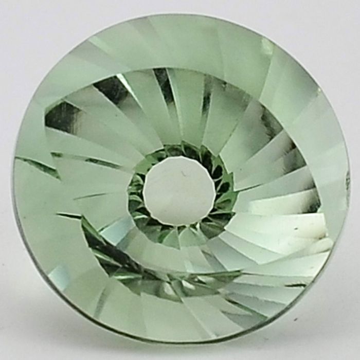 Natural Prasiolite (Green Amethyst) Round Shape Loose Gemstone DG302GA, 12X12x8 mm