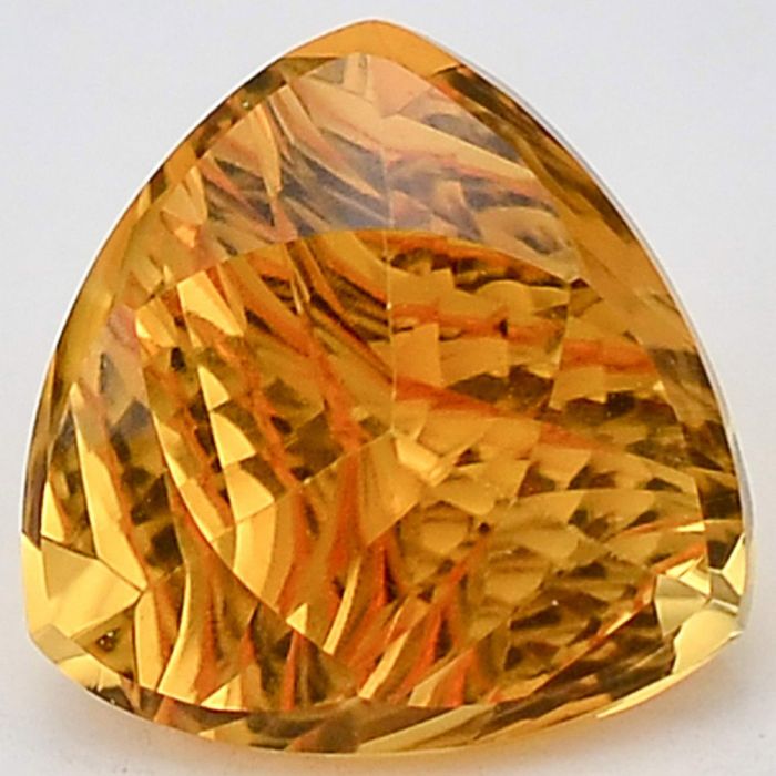 Natural Citrine Trillion Shape Loose Gemstone DG303CT, 10x10x7 mm