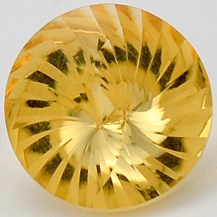 Natural Citrine Round Shape Loose Gemstone DG306CT, 12X12x8 mm