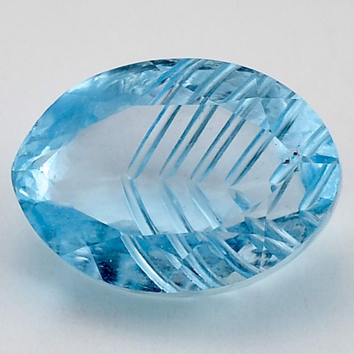 Natural Sky Blue Topaz Fancy Shape Loose Gemstone DG331SY, 10X14x7.5 mm