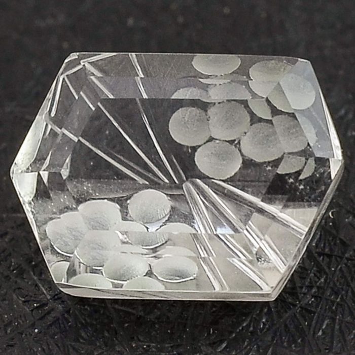 Natural White Quartz Fancy Shape Loose Gemstone DG332CR, 10X14x7.5 mm