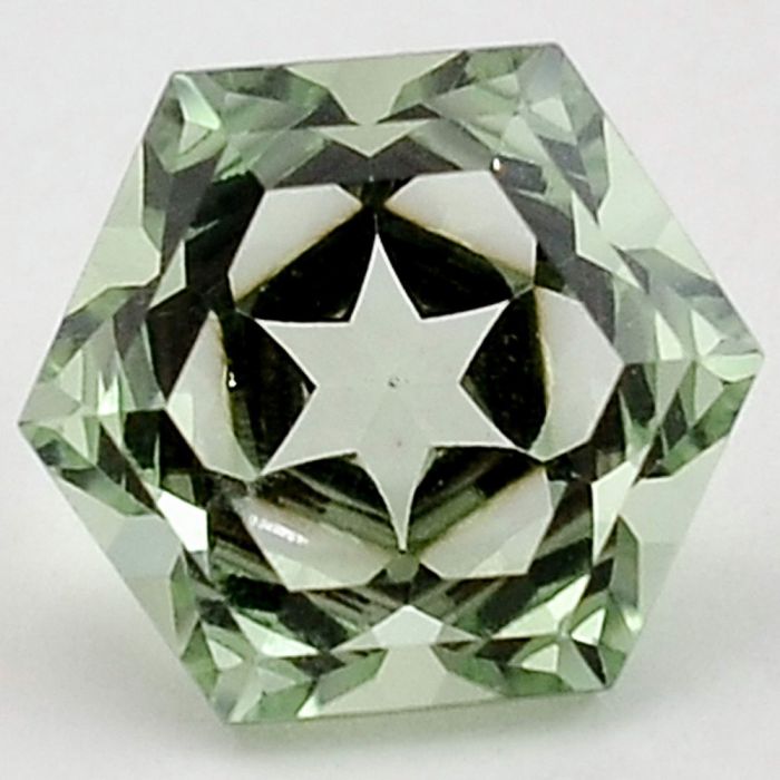 Natural Prasiolite (Green Amethyst) Fancy Shape Loose Gemstone DG334GA, 10X10x6 mm
