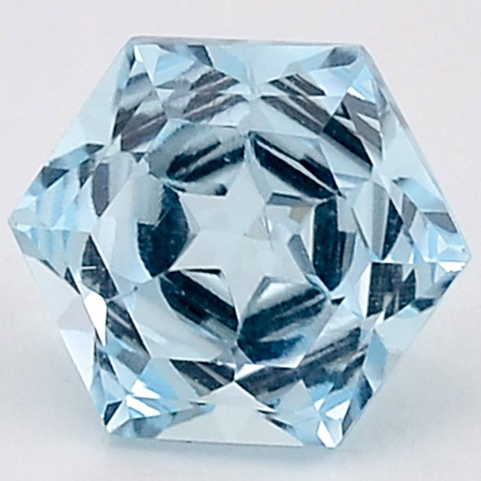 Natural Sky Blue Topaz Fancy Shape Loose Gemstone DG334SY, 10X10x6 mm