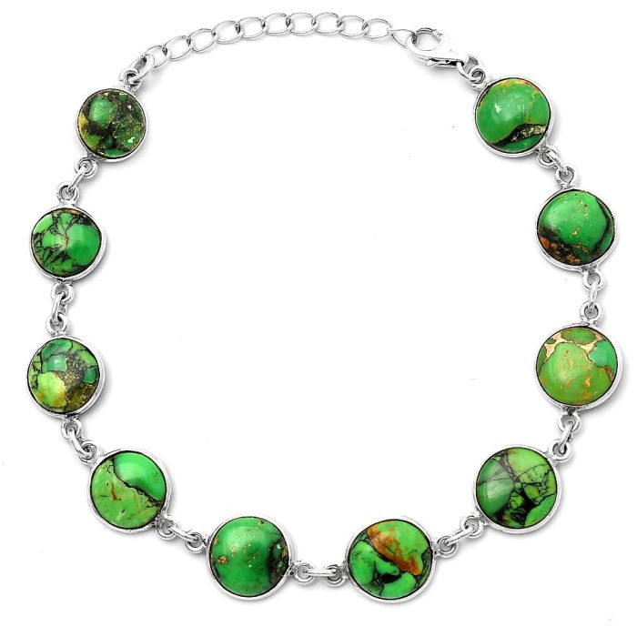 Green Matrix Turquoise Bracelet SDB4550 B-1001, 10x10 mm
